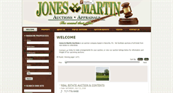 Desktop Screenshot of jonesandmartinauctions.com